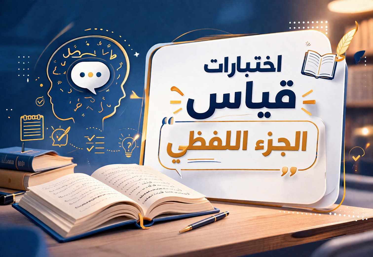 اختبار القدرات العامة - الجزء اللفظي | نماذج تدريبية شاملة